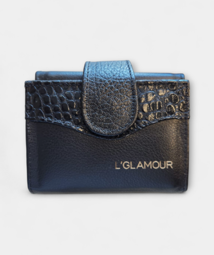 Billeteras medianas L'Glamour (Negra)