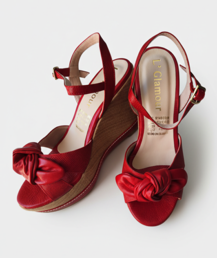 Plataformas magnolias roja