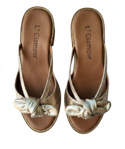 Sandalias encanto dorada