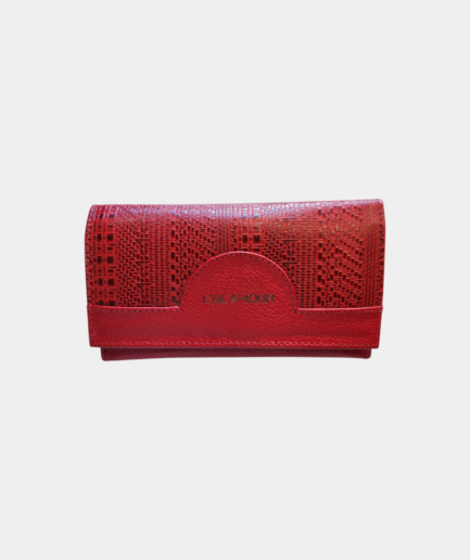 Billeteras grandes L'Glamour - Roja